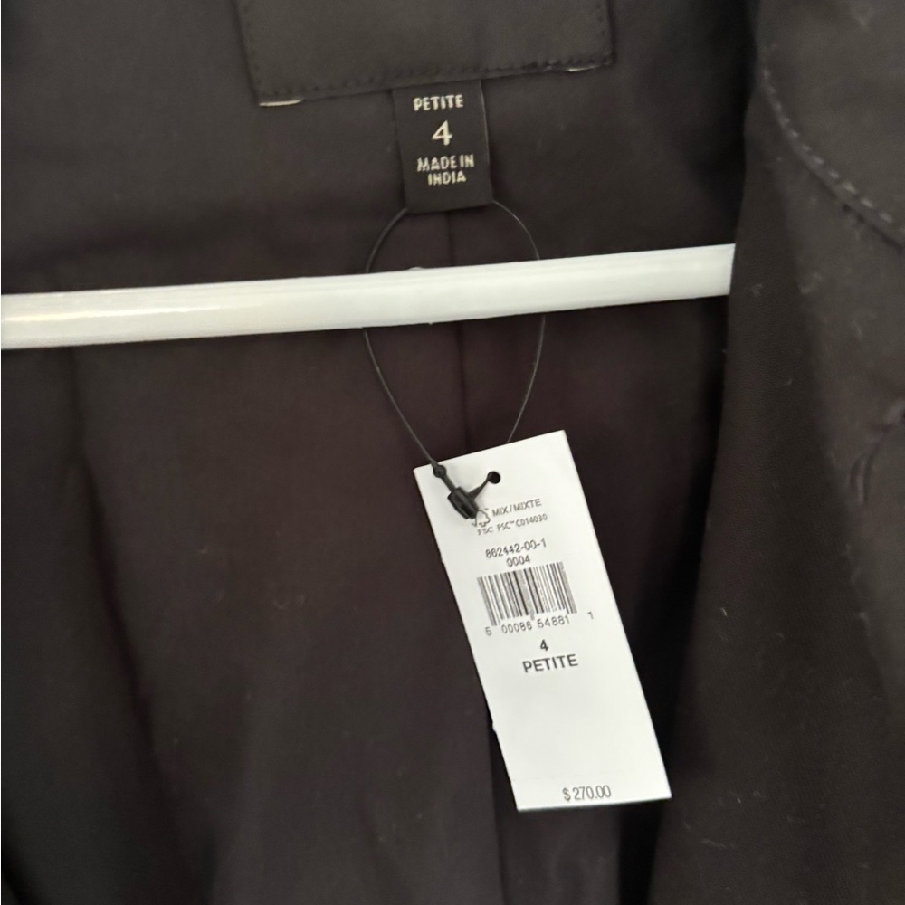 Banana Republic Black Military Jacket P4 - Picture 4 of 5